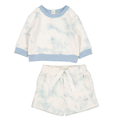 LOUIS LOUISE SKY BLUE JIM SHORT SWEAT SET