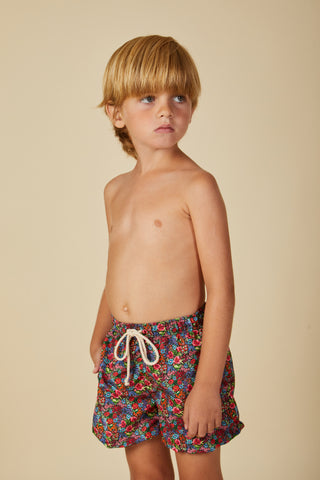 NUECES BOYFLOWERS ALOE TACTEL SWIMSUIT