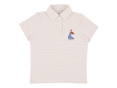MORLEY PINK/WHITE BOYS POLOS
