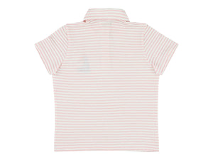 MORLEY PINK/WHITE BOYS POLOS
