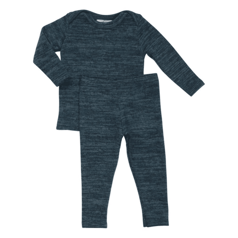 Petals and Peas Riviera Brushed Sweater Lap Tee &amp; Legging Set