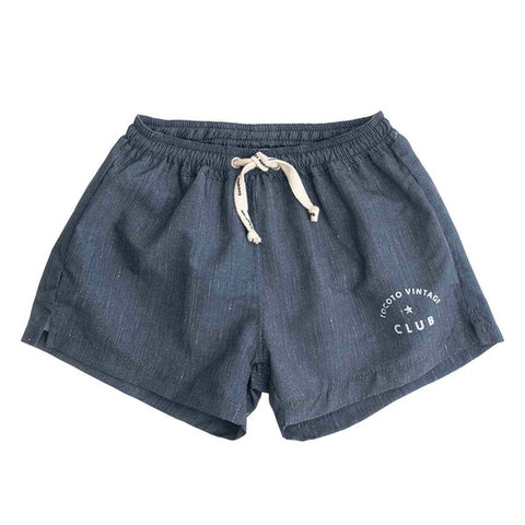 TOCOTO VINTAGE BLUE SWIMSUIT SHORTS