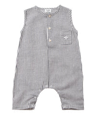 Tocoto Vintage Baby Boys Striped Jumpsuit