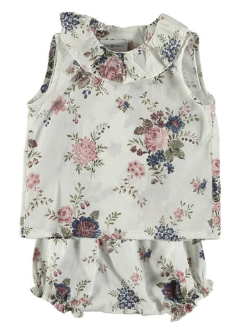 VIOLETA FLORAL BABY GIRL SET