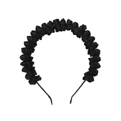 Project 6 Satin Tied Headband - Black