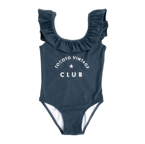 TOCOTO VINTAGE BLUE TOCOTO VINTAGE CLUB SWIMSUIT