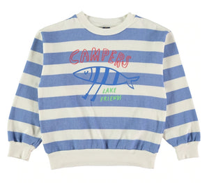 BONMOT MID BLUE CAMPER FRIENDS SWEATSHIRT