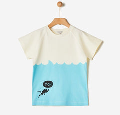 YELL-OH UNDERS PRINT T-SHIRT
