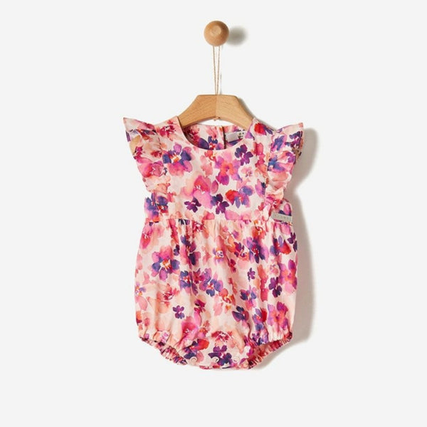 YELL-OH FLORAL BABY ROMPER