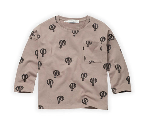 SPROET AND SPROUT MUD HOT AIR BALLOON T-SHIRT