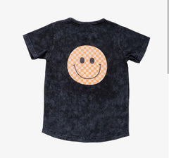 PETITE HAILEY BLACK GOOD VIBE TSHIRT SET