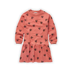 SPROET & SPROUT FADED ROSE HEART PRINT DRESS