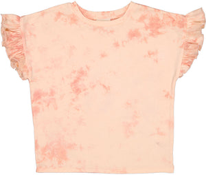 LOUIS LOUISE PINK NAOMIE TIE AND DIE TSHIRT