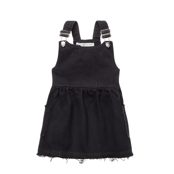 SPROET & SPROUT BLACK SALOPETTE DRESS