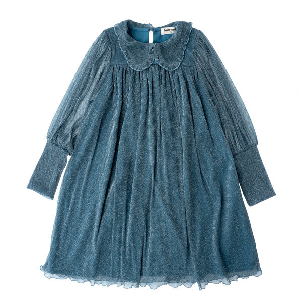 TOCOTO VINTAGE BLUE/GREEN TULLE DRESS