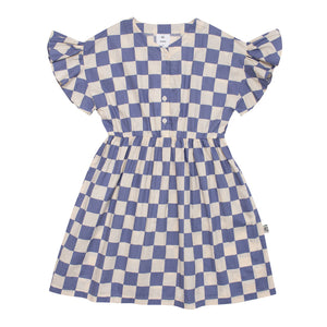 WYNKEN DUSK BLUE VIVI DRESS
