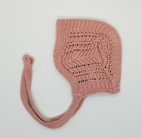 Nueces Rose Knit Bonnet