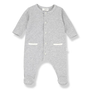 1+ MORE IN THE FAMILY GREY ROMPER