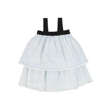 ANDORINE BLUE DENIM RUFFLE DRESS – BellaKidsNY