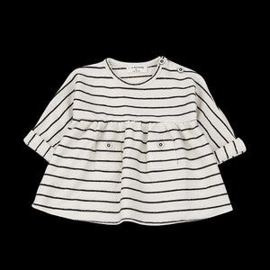 1+ In The Family Tessa Black/Ivory Dress