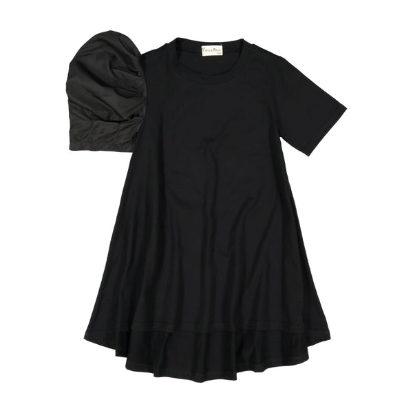 Vierra Rose One Side Puff Sleeve Dress