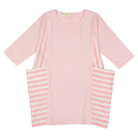 Vierra Rose Pink Stripe Pocket Dress