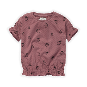 SPROET AND SPROUT STRAWBERRY POINTELLE TOP