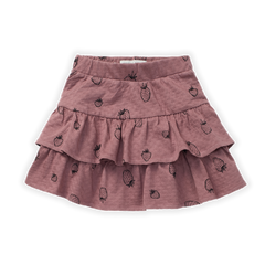 SPROET AND SPROUT STRAWBERRY POINTELLE SKIRT