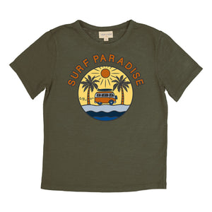 LOUIS LOUISE TOM JERSEY SURF KHAKI TSHIRT