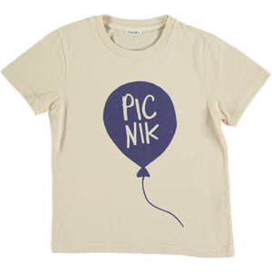 PICNIK OATMEAL BALLOON TEE