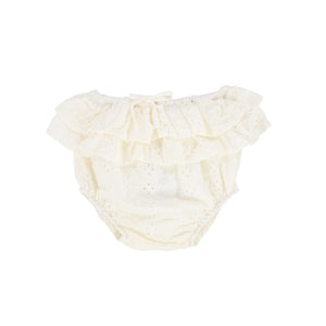 TOCOTO VINTAGE WHITE EMBROIDERED BLOOMERS
